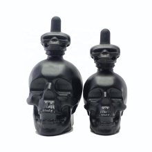black skull glass bottles 30ml with dropper SGB-031A